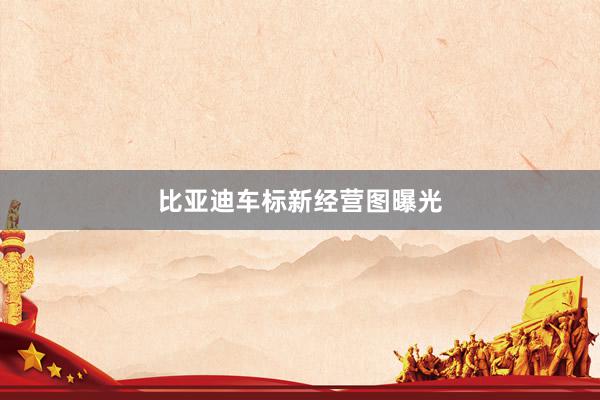 比亚迪车标新经营图曝光