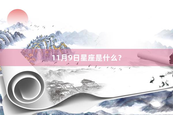 11月9日星座是什么？